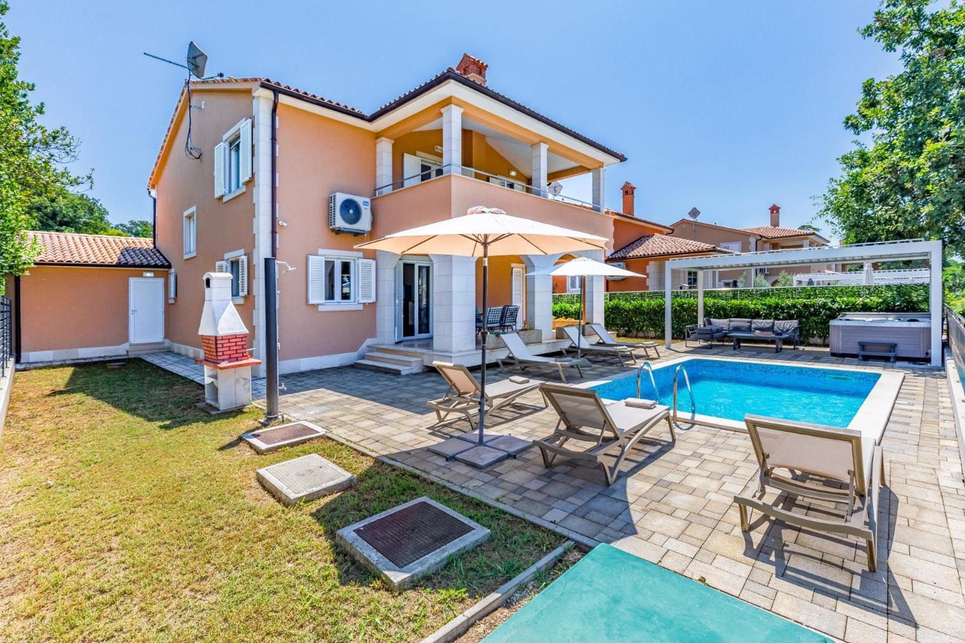Villas Lotus With Pool And Jacuzzi Pula Eksteriør billede