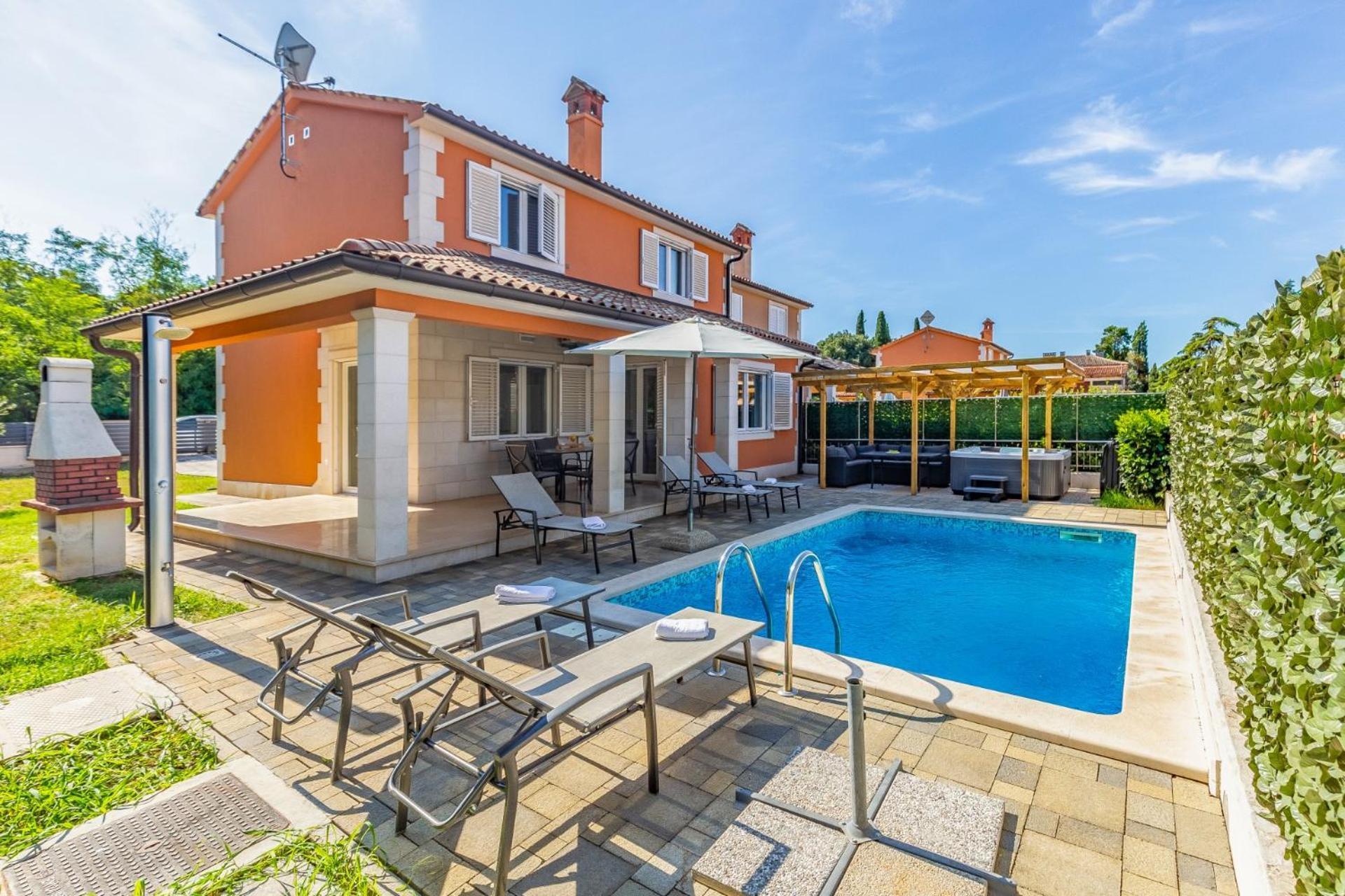 Villas Lotus With Pool And Jacuzzi Pula Eksteriør billede